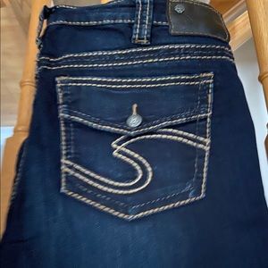 Suki silver super stretch skinny jeans size 34
